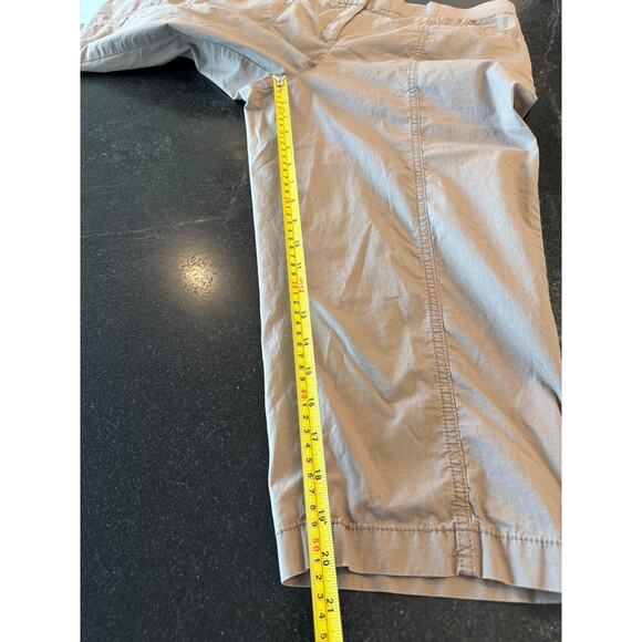 Chico's khaki cotton blend capri pants chico's 2, US 12 - Picture 4 of 7